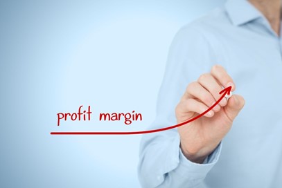 Profit Margin Arrow