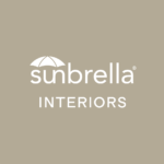 Sunbrella Interiors Taupe Block Logo